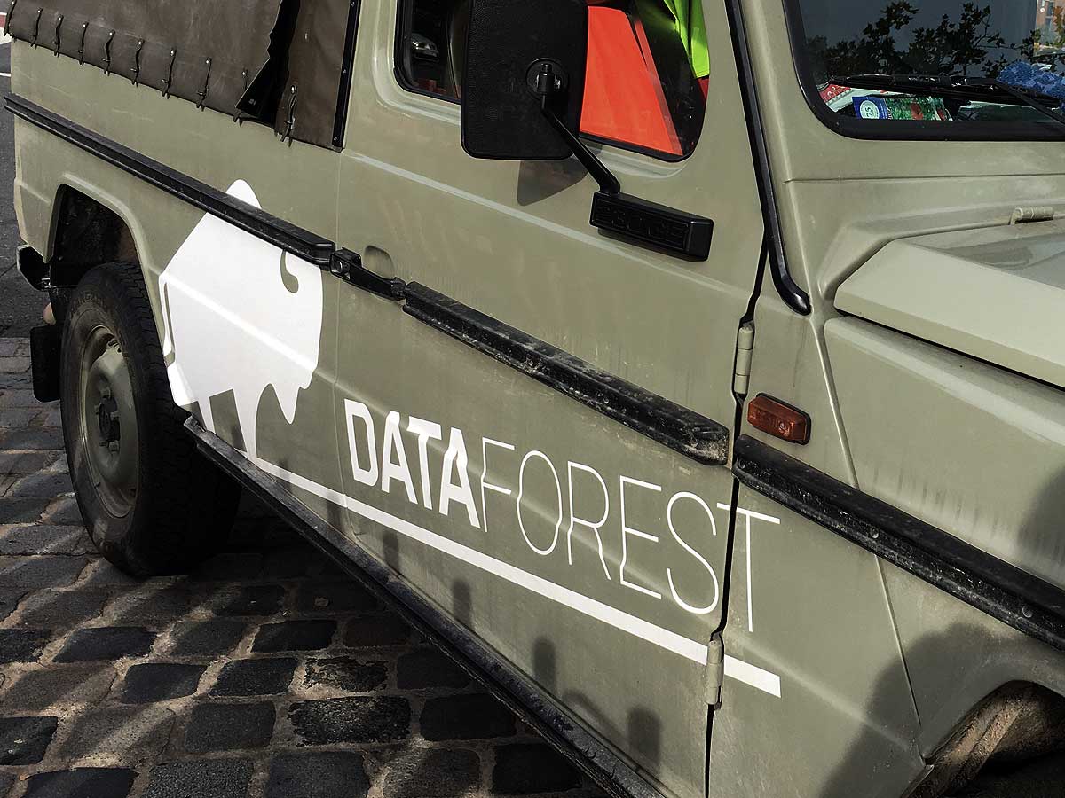 Branding Mercedes G-Modell, DATAFOREST für DATA AHEAD AG