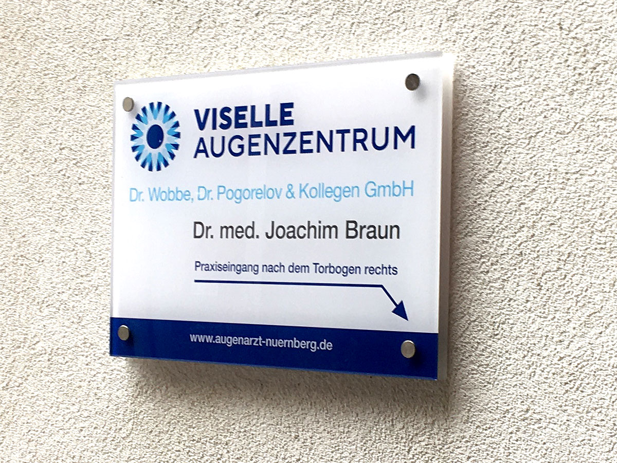 OP-Zentrum Nürnberg, Dr. Wobbe, Dr. Pogorelov & Kollegen, Altdorf und Schwabach Briefpapier, Visitenkarten, Flyer