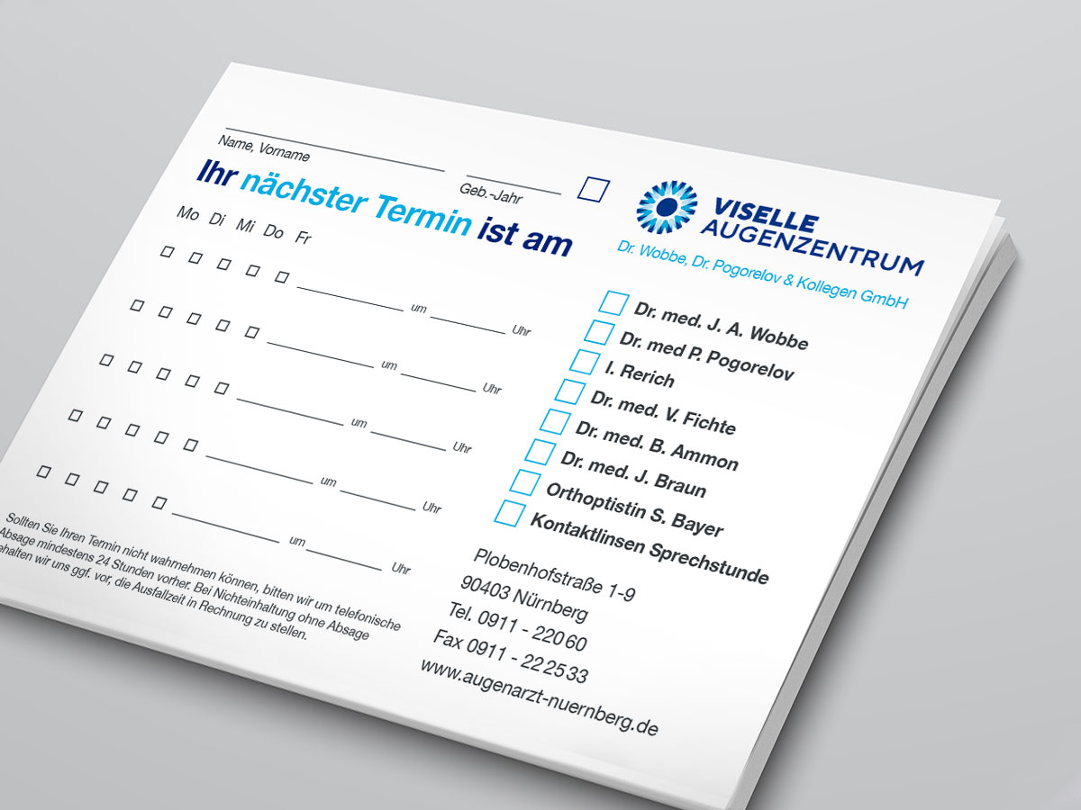 OP-Zentrum Nürnberg, Dr. Wobbe, Dr. Pogorelov & Kollegen, OP-Broschüre